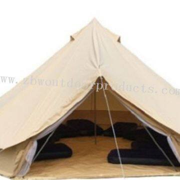 4 Season Waterproof Cotton Canvas Family Camping Tent photo-5