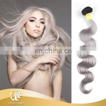 HotBeauty Hair 12"-26 New Arrives 7A Super Soft Silver Grey Bulk Remy Hair