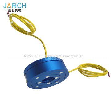 Through Hole Size 3mm-70mm Flat PCB Pancake Slip Ring Flanges Connectors photo-2