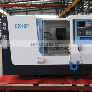 CK46P Educational Gang Tool Slant Bed CNC Lathe Machine photo-4