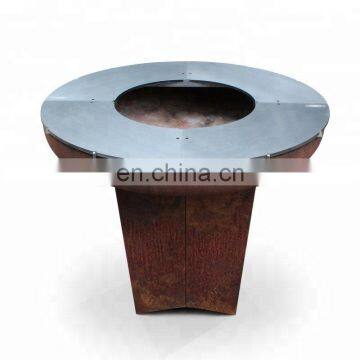 Dia 800mm Flat bottom steel round bow with stand