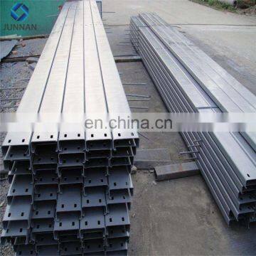 China Q235 SS400  Building Materials Galvanized Steel c channel purlin