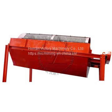 high efficiency trommel rotary vibrating drum screen