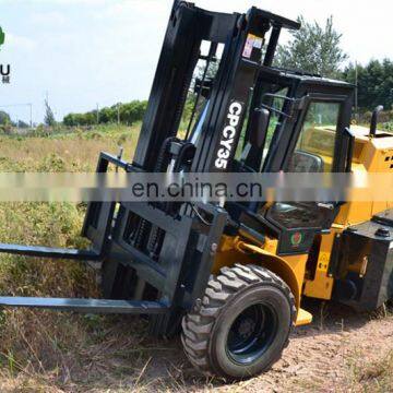 W35 Model 5 Ton Rough Terrain Articulated Forklift photo-3