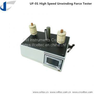 Pressure sensitive tape high speed unwinding force tester