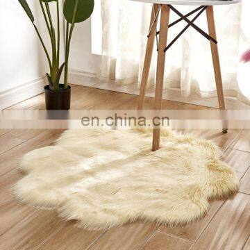 Home textile Deer print fabric Faux fur rug Floor carpet