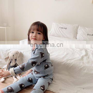 4142 Own Designer Team and Factory Baby Girl Pajamas Kids Home Sleepwear photo-5
