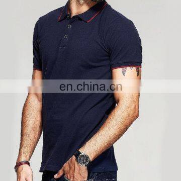 100% Cotton Pique Polo Shirt Custom Fitness Breathable Short Sleeve photo-2
