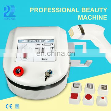 Low price! Portable Fractional rf skin rejuvenation beauty machine / thermagic / best rf skin tightening face lifting machine