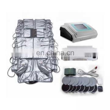 3 In 1 Far Infrared Sauna Blanket Slimming /EMS Electronic Muscle Stimulation Skin Massager /Air Pressure Pressotherapy Machine