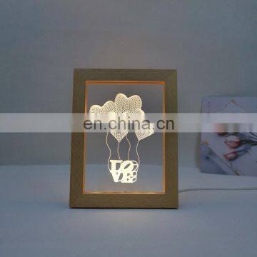 Novelty Small Photo Frame 3d Night Lamp Kids Night Lamp Portable Night Lamp photo-7