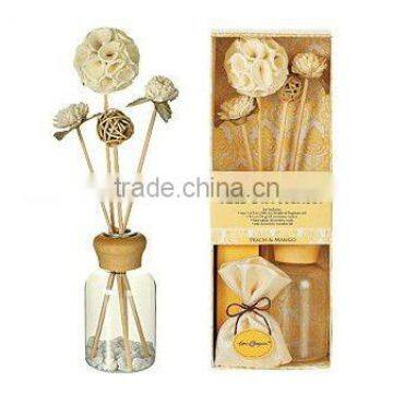 2016 hot sale reed diffuser with rattan sticks gift set