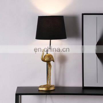 Hot Popular Animal Shape Design Modern Hotel Deck Light Luxury Saving Energy Resin Bedroom Bedside Home Decor Table Lamp photo-6