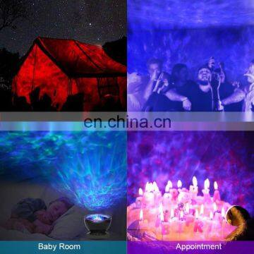 DDP Shipping Wholesale Star Projector Music Player Decorative Galaxy Ocean Wave Starry Sky Kids Projector Light photo-6