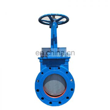 rising stem flange stainless steel knife gate valve,wafer slide carbon steel knife gate valve