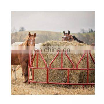 Custom Pasture Round Bale Hay Feeders For Horses Cattle Hay And Grain Feeder Square Round Bale Feeder photo-3