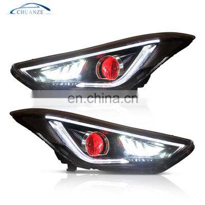 manufacturer factory wholesales Fifth generation Avante Facelift head lamp led 2012-2015 headlight For Hyundai elantra