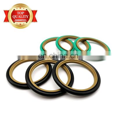 NUOANKE China Manufacture Hydraulic Buffer Rod Seal Rubber PTFE Step Seal GSJ HBTS Seal With High Quality