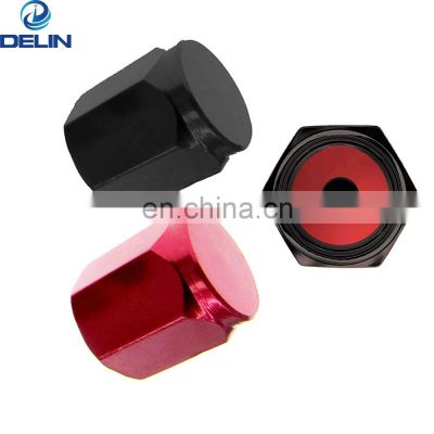 multi-color hexagon Valve Stems Caps Auto Car Bike Motorcycle Truck wheel Tire Valves Stem Cap