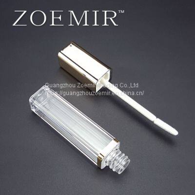 Luxury Gold Lipgloss Tube Empty Crystal Liquid Eye Shadow Container photo-2