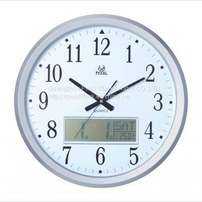 Wholesale Large Size LCD Quartz Wall Clock/LCD Clock With Daytime/Month/Year/ photo-3