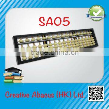 17 Rods Plastic Frame special design white beads student abacus sale