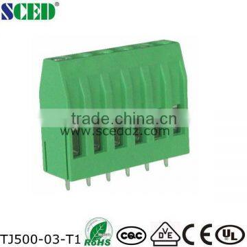 TJ500-03-T1 PCB Terminal blocks Euro type Raising series Pitch 5.0mm, 300V 10A