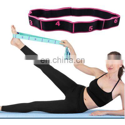 Fitness Resistance Bands Yoga Pull Strap Belt Number Elastic Stretching Waist Leg Arm Training Bands Home Gym Tension Equipment