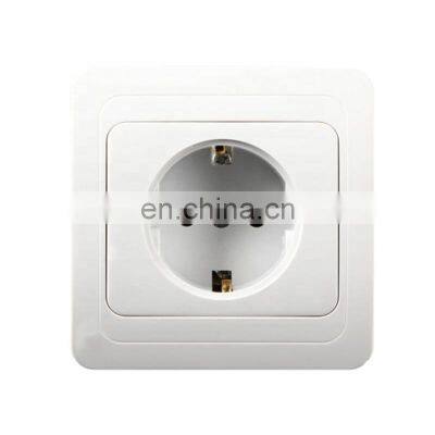 Germany Korea Electric Outlet Power Modern Luxury Electrical Plug Universal EU 220V Wall Switches and Sockets