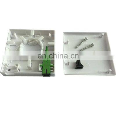 Tanghu 86 Type FTTH Distribution indoor Mini Plastic Box / Access Terminal Box