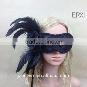 2015 New Design Big Feather Mask,Carnival Party Face Mask