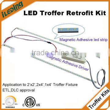 2X4 40W 4500lm Pure White Linear Magnetic with UL DLC