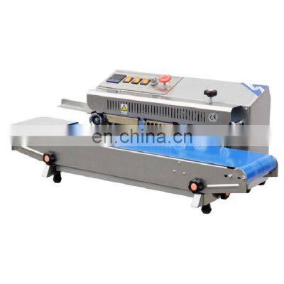 FR-770I HUALIAN good quality suitable for euro market with Stainless steel base board embossing coding band Sealer Machine