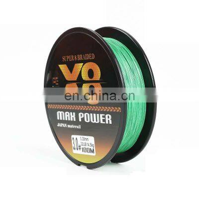 Wholesale 8 strands High Strength 100m  PE Fishing Line  Super Strong  Seawater Ocean  Fishing Line