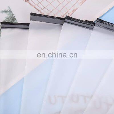 PE Clear Transparent Zip Lock Bags Plastic Zip Lock Packaging Bag For Power Flour LDPE Snack Food Packaging photo-2