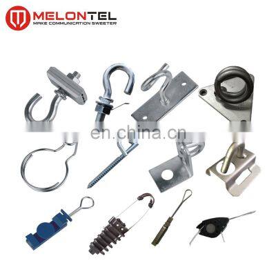 MT-1727 Factory Price HDG Fiber Optic Wire Telecom Wire Arc Cable Clamp Hanging Sliding Metal Hook photo-2