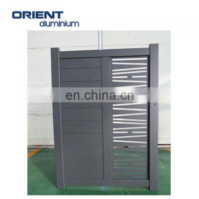 Custom House Garden Aluminium Main Gate Designs Laser Cut Powder Coated Metal Garden Fence Gate