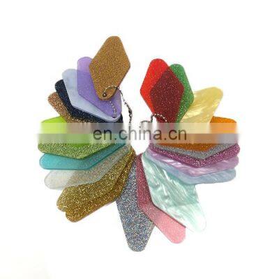 color decorative sheet  wholesales custom 3mm glitter acrylic sheet