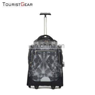 2020 new style Wheeled Backpack Business Travel Trolley Backpack with Wheels