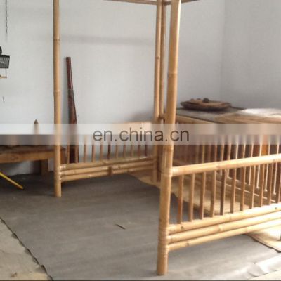 HIGH QUALITY NEW Luxury Bamboo Queen Bed and Nightstands From VILATA MANUFACTURER IN VIET NAM