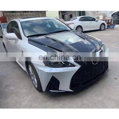 Old to New Body Kit for Lexus IS 2006-2012 Upgrade to 2021 Model Include Front Bumper Assembly With Grille Headlight Taillight