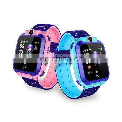 2021 Latest children waterproof ip7 touch screen sos gps tracker smartwatch kids smart watch for kids