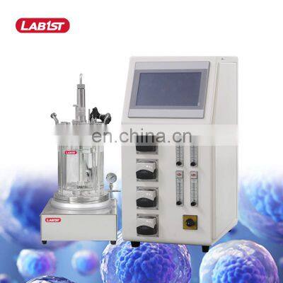 Cheap laboratory Lab Scale Small Glass 100ml 3l 5l 10l Benchtop Mini Continuous Plant Photo Cells Fermentor Bioreactor