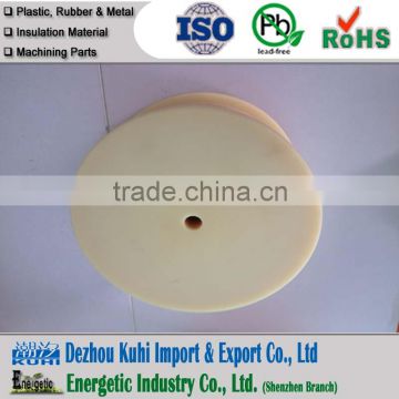 CNC machined plastic wheel for engineering industry