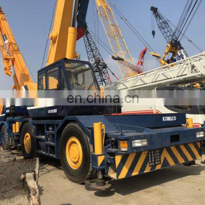 25ton kobelco Telescopic Boom Truck Hydraulic Mobile Crane truck Crawler Dump Crane for sale