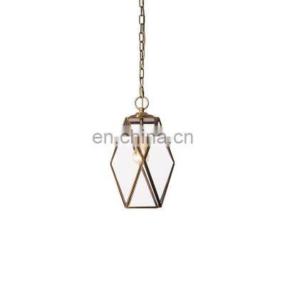 vintage lamps chandeliers kitchen industrial Glass ceiling Luxury pendant lamp modern Bronze