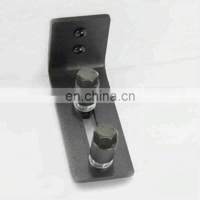Black Adjustable Bottom Floor Stay Roller Guide For Sliding Barn Door Hardware photo-4