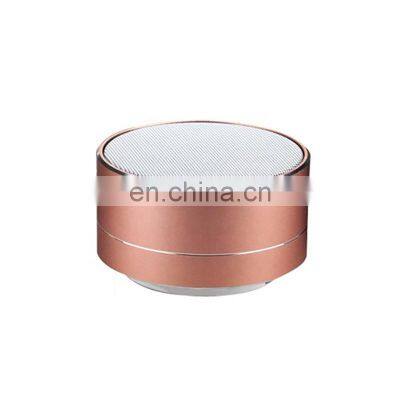 Factory Wholesale A10 FM LED Portable Mini Metal Blue Tooth Wireless Speaker photo-2