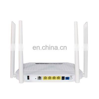 4GE+2.4G 5G WIFI+1USB+1POTS  good price optic fiber XPON EPON GPON ONU for FTTH