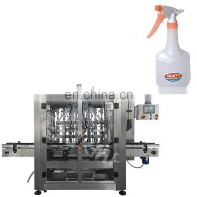 High Quality Automatic Sunflower Seed Oil Seasoning Shampoo Shower Gel Piston Filling Machine Liquid Filler For Factory Price